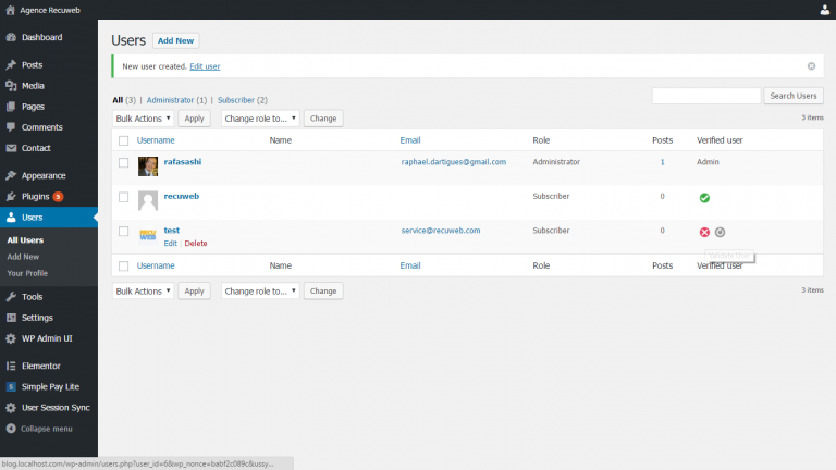 User Session Synchronizer