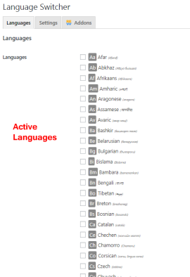 Language Switcher