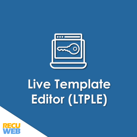 Live Template Editor
