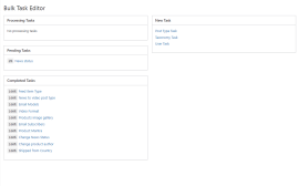 Bulk Task Editor (BTE)