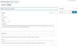 OpenAI Assistant Manager