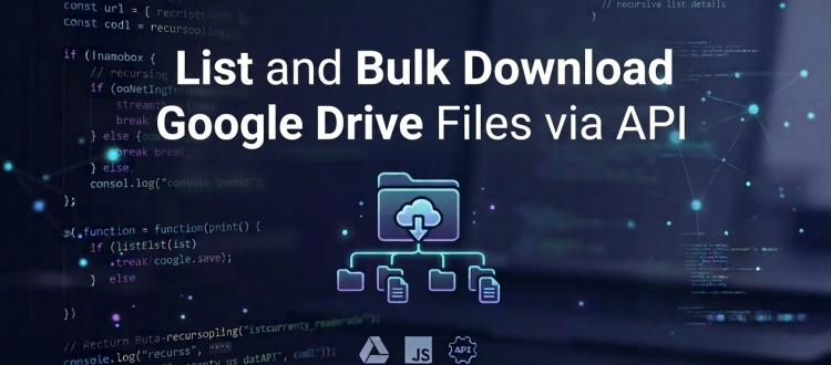 Recursively List and Bulk Download Public Google Drive Folders via API
